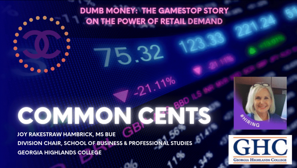 Joy Hambrick sharing economic insights on Common Cents Economics blog.