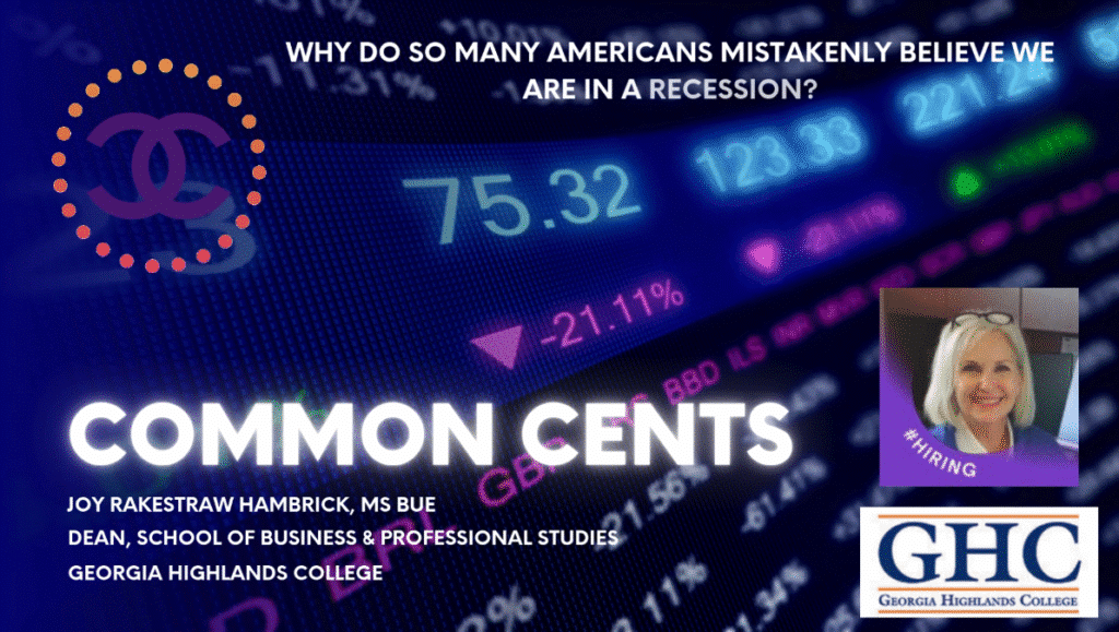 Joy Hambrick on everyday money matters at Common Cents Economics.