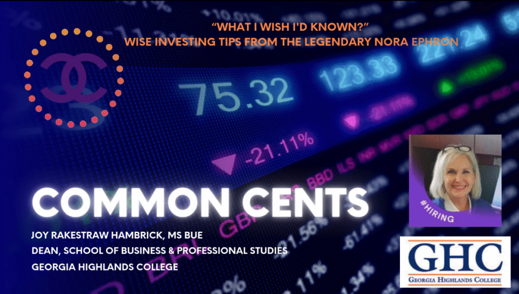 Educational finance blog Common Cents Economics by Joy Hambrick.