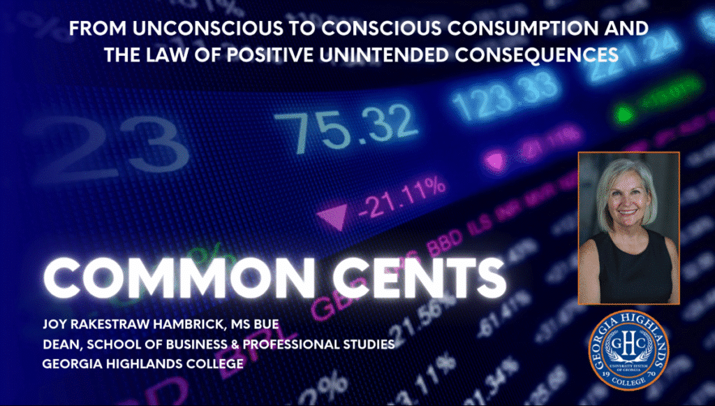 Joy Hambrick sharing economic insights on Common Cents Economics blog.