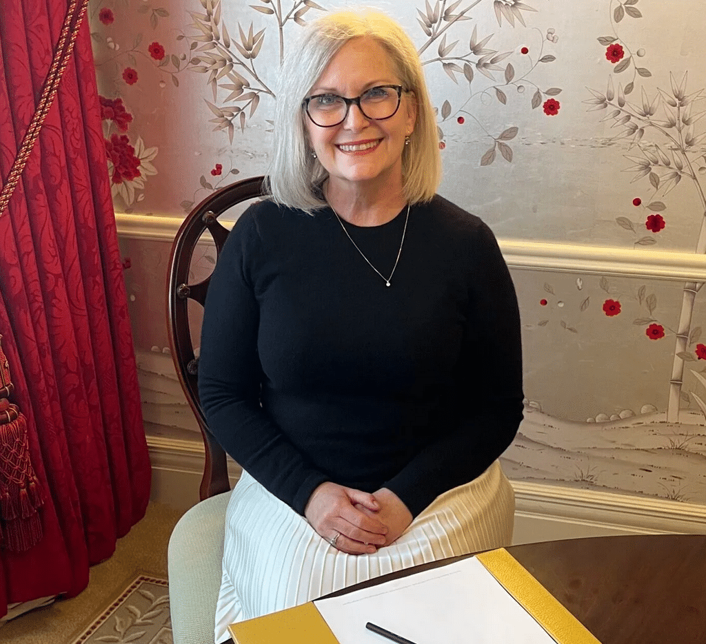 Joy Hambrick in the Silver Room recording Common Cents