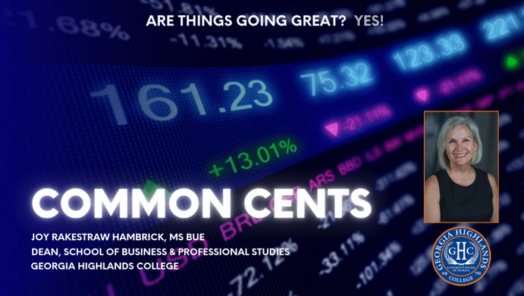 Common Cents Economics with Joy Hambrick offering practical economic perspectives.