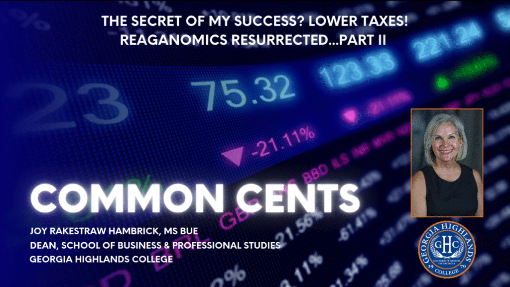 Joy Hambrick discusses money management and everyday economics on her blog.